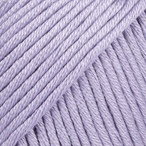 DROPS Muskat Uni Colour garn - 50g - Ljus blålila (01) DROPS Muskat Uni Colour garn - 50g - Ljus blålila (01)