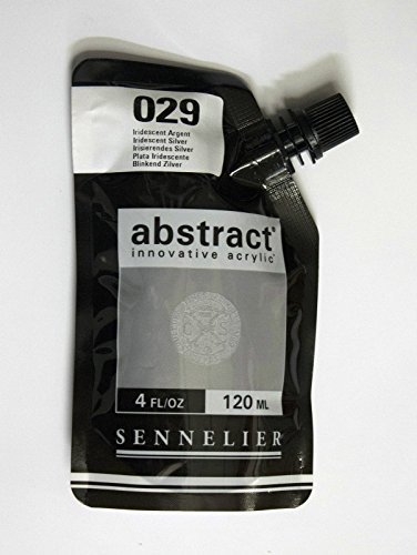 Akrylfärg Sennelier Abstract 120ml - Iridescent Silver (029) - Akrylfärger, Konstnärsfärger