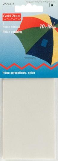 Stoflap Nylon Selvklæbende 6.5x14 cm Hvid - Lapper, Lapper, reparation og tekstilpleje, Sytilbehør