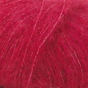 DROPS Brushed Alpaca Silk garn - 25g - Rd (07)