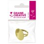 Ring med platta 20 mm - antikguld Ring med platta 20 mm - antikguld