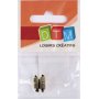 Magnetlås i brons, 5 x 15 mm, 2-pack Magnetlås i brons, 5 x 15 mm, 2-pack