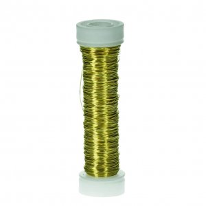 Koppartråd ø 0,30 mm - guldmetallisk 25 m Koppartråd ø 0,30 mm - guldmetallisk 25 m