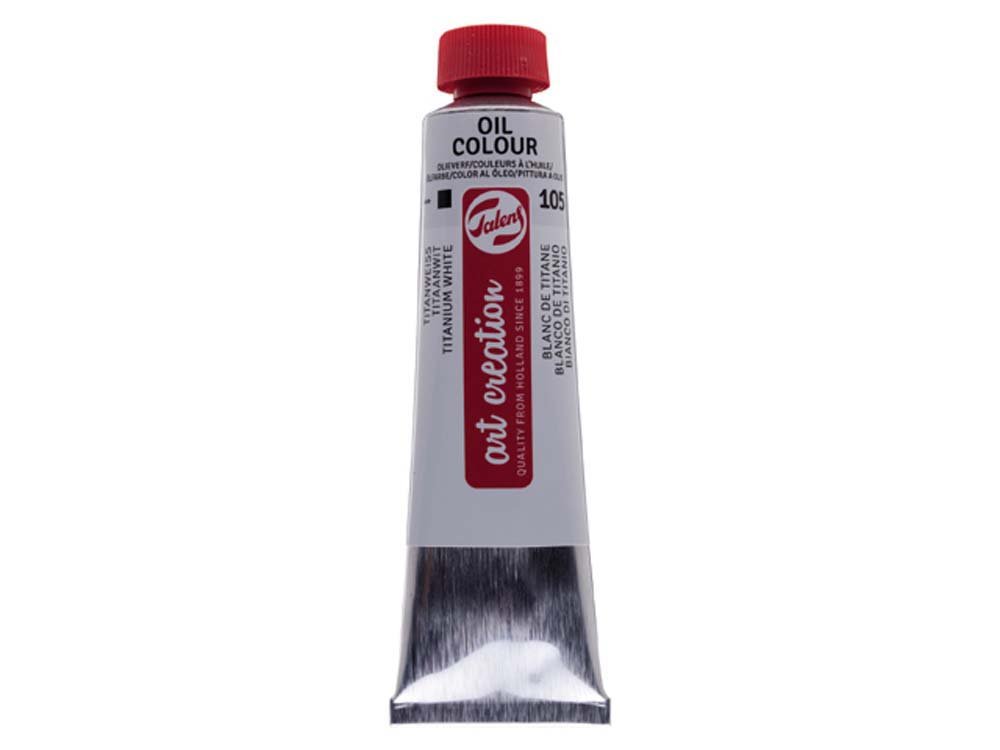 Oliemaling Art Creation 40 ml - Titanium White - Oliefarver, Kunstnerfarver