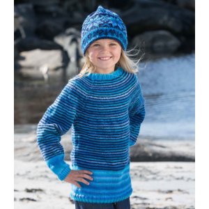 Strikkeopskrift - Sweater og hue