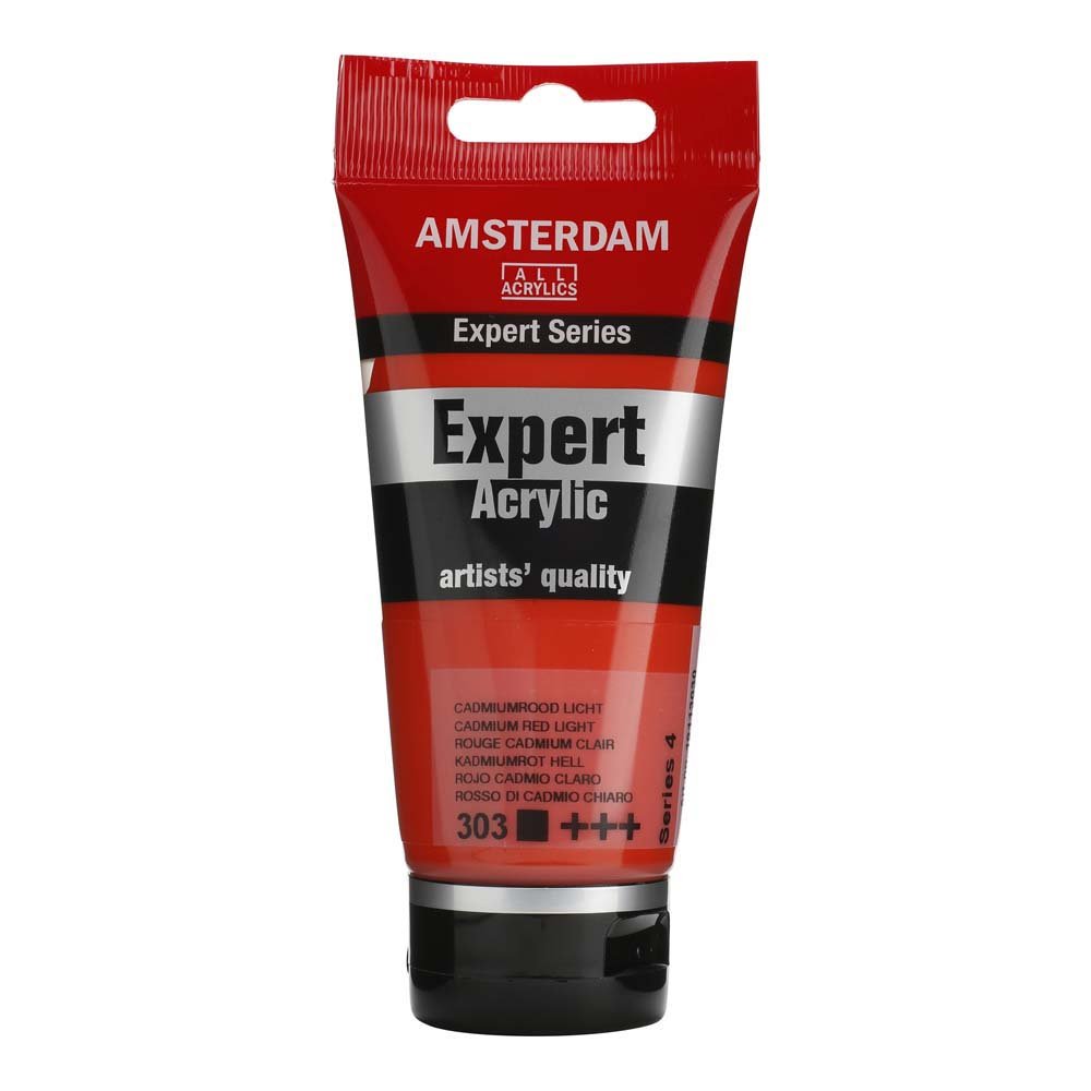 Amsterdam Acrylic Expert - 75 ml-Cadmium rødt lys - Akrylfarver, Kunstnerfarver