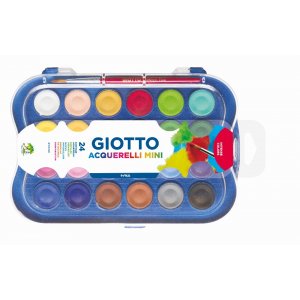Akvarelmaling/Vandfarver Giotto Aquarelli Mini - 24-pak