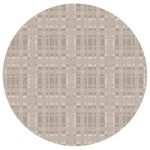 Vaxduk rund Dr�ll motiv - Linne