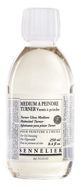 Oliemedium Sennelier 250 ml - Turner Painting Medium - Medium til oliemaling, Malermedium, Fernis og kunstner medier til kunstmaling