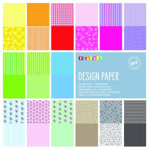 Mönstrade syrafria papper i block Mönstrade syrafria papper i block