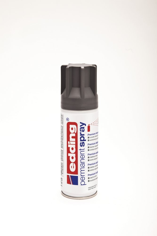 Edding Spray 200 ml - Antracit Mat - Spraydåser, Spraymaling, Hobbyfarve
