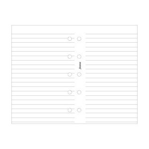 Notesbog til Filofax Mini - linieret Hvid