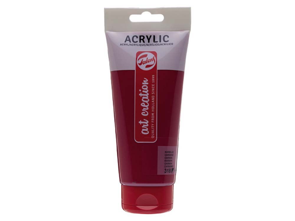 Akrylmaling Art Creation 200 ml - Carmine - Akrylfarver, Kunstnerfarver