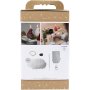 DIY Lysstøbesæt Julemanden 4-pak Rød - Paraffinvoks DIY Lysstøbesæt Julemanden 4-pak Rød - Paraffinvoks