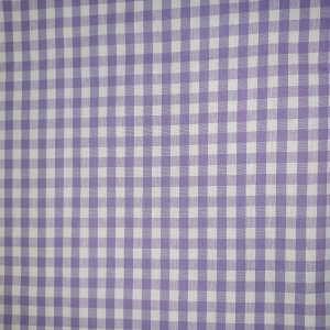 Vaxduk textil lila rutig 140 cm