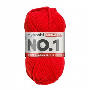 Myboshi No.1 - 50 g - Signal Rød Myboshi No.1 - 50 g - Signal Rød