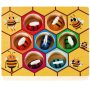 Montessori spel Bikupa med bin i trä 16,5 x 13,5 cm - Inkl. pincett Montessori spel Bikupa med bin i trä 16,5 x 13,5 cm - Inkl. pincett