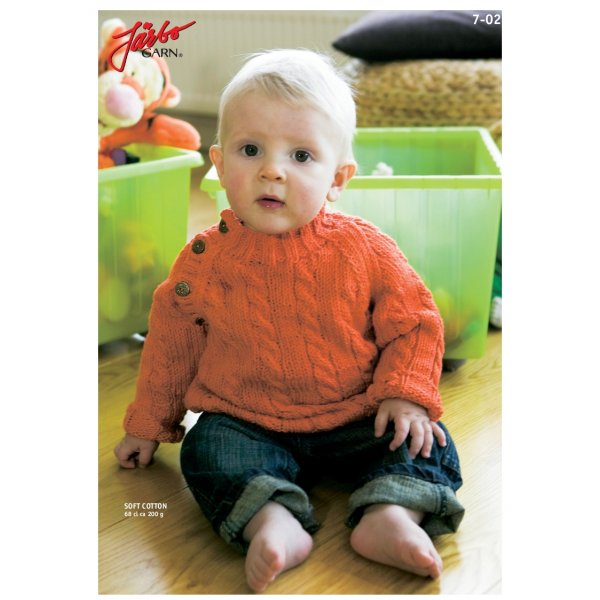 Stickmnster - Kabelstickad klassiker (baby)