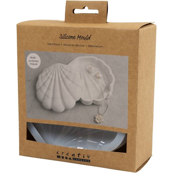 Silikonform Bl�skjell 13,2 x 13,3 x 3 cm