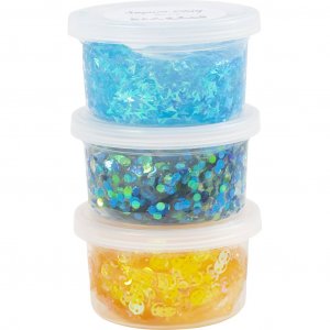 Sequin Clay Paljettlera Bl�/Gr�n Harmoni 3x60 g