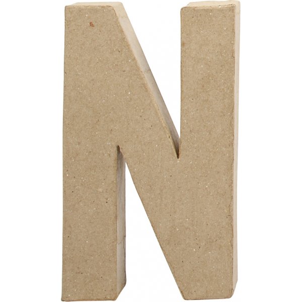 Pappbokstav - N - 5 cm Pappbokstav - N - 5 cm